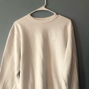 Champion crew neck  ~  Size: USA S  ~  Color: White